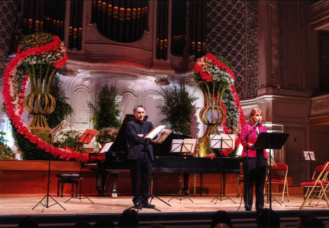 Richard Berry, le parrain du gala et Patricia Chalon, présidente de l'association